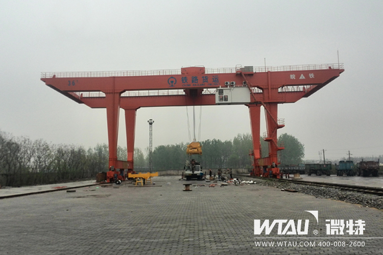 微特配套皖鐵集裝箱門機(jī)，為鐵路貨運(yùn)保駕護(hù)航